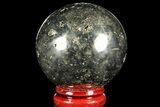 Polished Pyrite Sphere - Peru #97975-1
